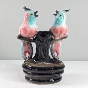 AS-IS Maddux of California Colourful Bird Planter Figurine Vase